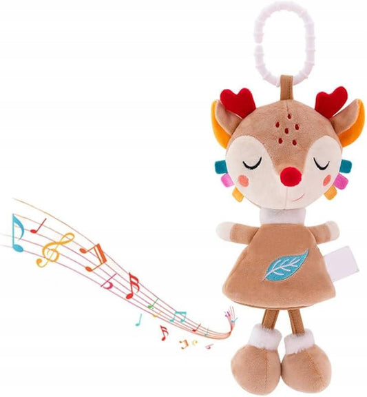 Pozytywka na Sznurku Zabawka Sensoryczna do Wózka Łóżeczka dla Niemowląt