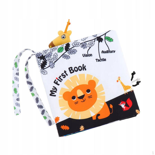 Książeczka Sensoryczna dla Niemowląt My First Book Lew Montessori 0+