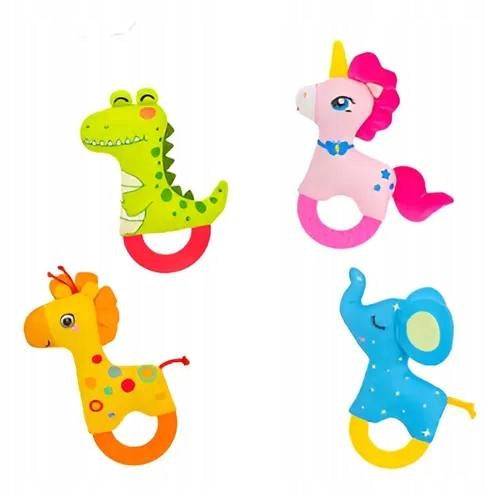 Gryzak Sensoryczny Dinozaur dla Niemowląt Miękki Bezpieczny 0+ Polska marka