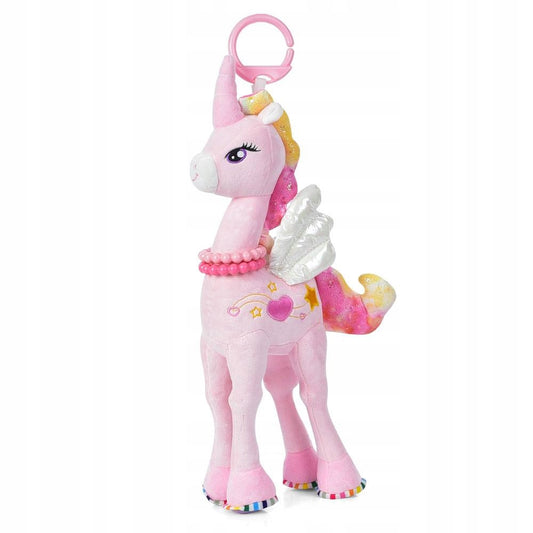 Zawieszka Sensoryczna Jednorożec Pluszowy do Wózka Łóżeczka 0+ Polska marka