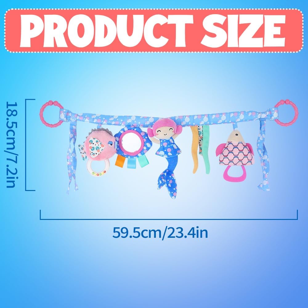 Długa zawieszka sensoryczna Morska zabawka edukacyjna z zawieszkami 0 +