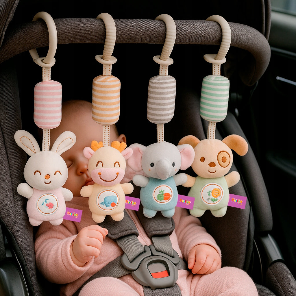 Geschenkset mit 5 weichen Lernspielzeugen für Babys – Foto 9