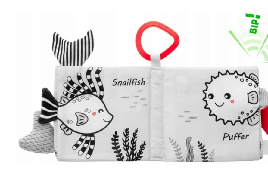 Książeczka sensoryczna Morskie Odkrycia zabawki dla niemowląt