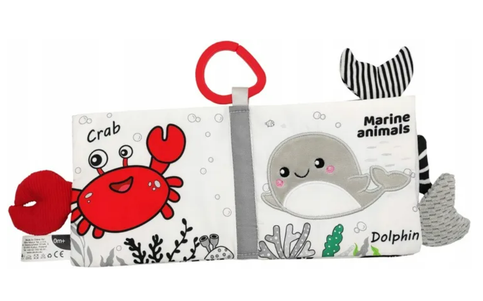 Książeczka sensoryczna Morskie Odkrycia zabawki dla niemowląt