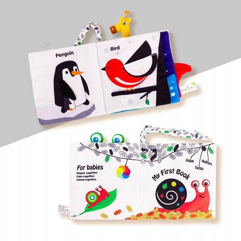 Książeczka Sensoryczna dla Niemowląt My First Book Montessori 0+