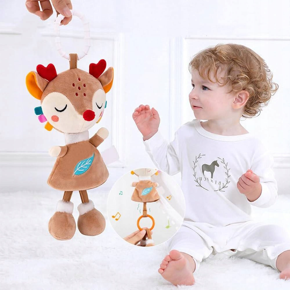 Pozytywka na Sznurku Zabawka Sensoryczna do Wózka Łóżeczka dla Niemowląt