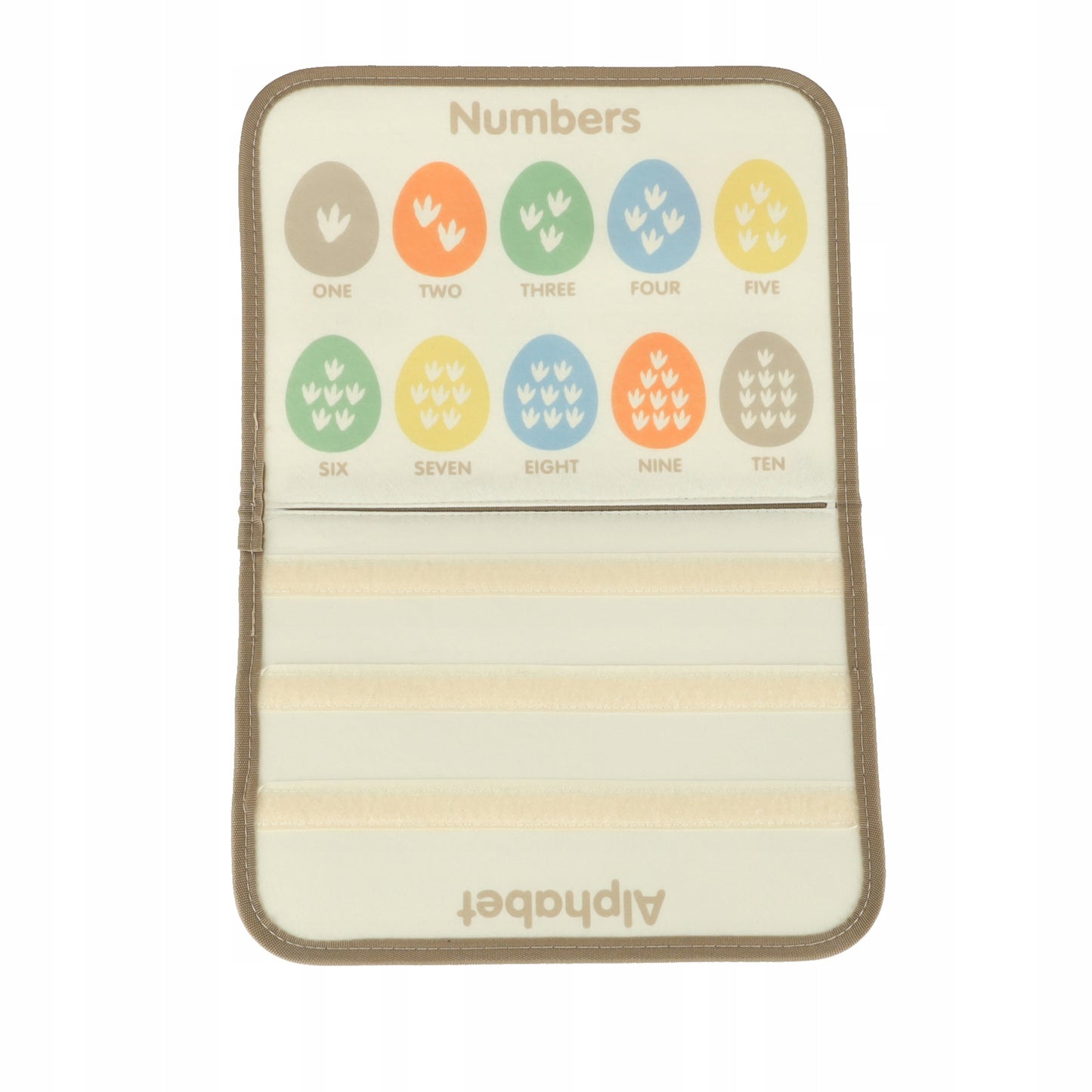 Tablica manipulacyjna Montessori wielokolorowa tkaninowa z filcu na prezent