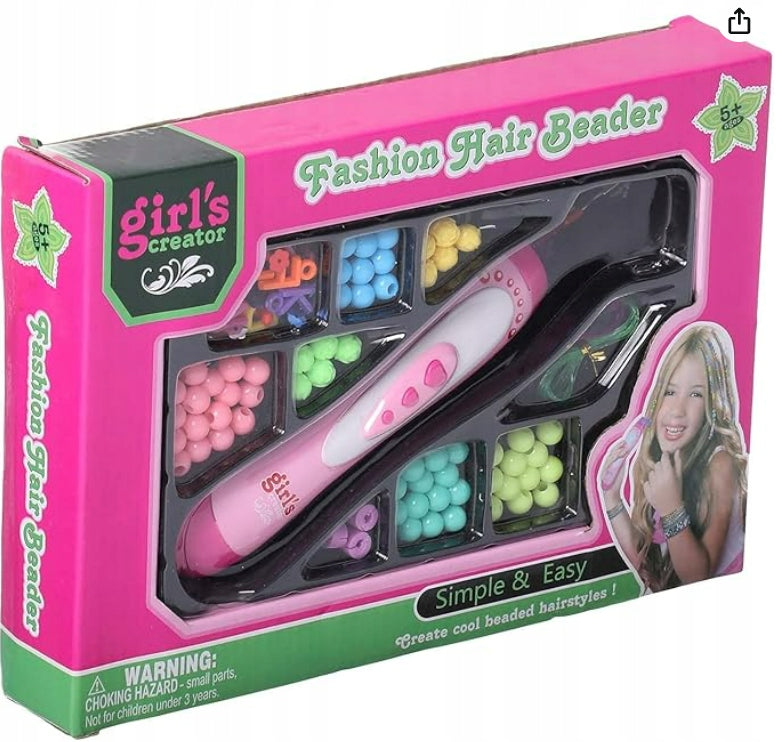 Zestaw do robienia warkoczyków wielokolorowy dla dziewczynek na prezent