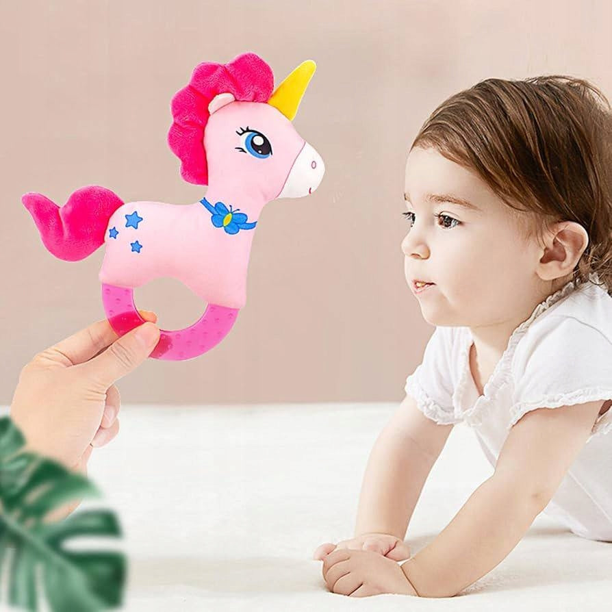 Gryzak Sensoryczny Jednorożec dla Niemowląt Miękki Bezpieczny 0+