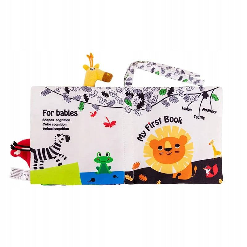 Książeczka Sensoryczna dla Niemowląt My First Book Lew Montessori 0+