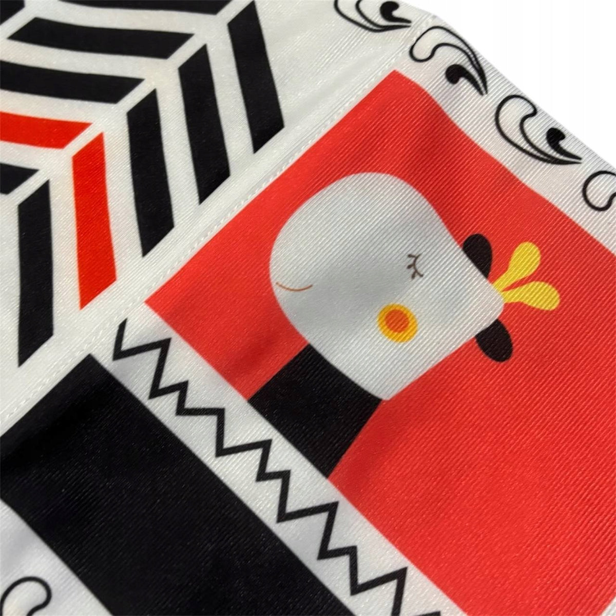 High-contrast sensory book with a mirror for the cot – photo 8