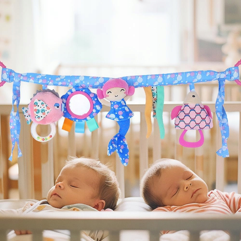 Długa zawieszka sensoryczna Morska zabawka edukacyjna z zawieszkami 0 +