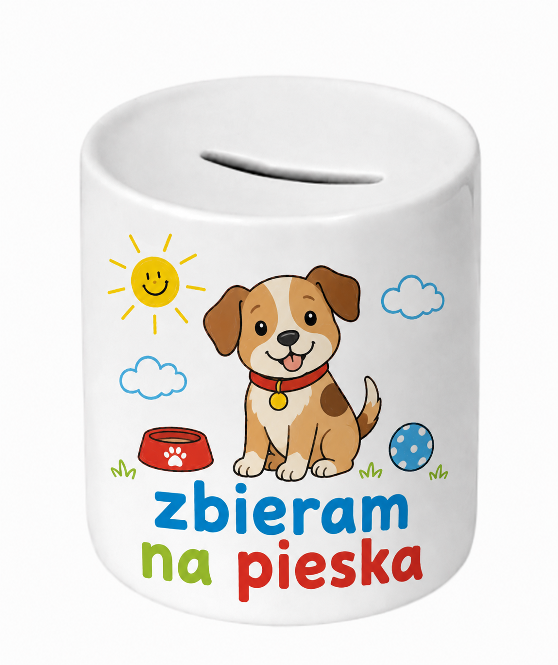 Skarbonka ceramiczna – zbieram na pieska