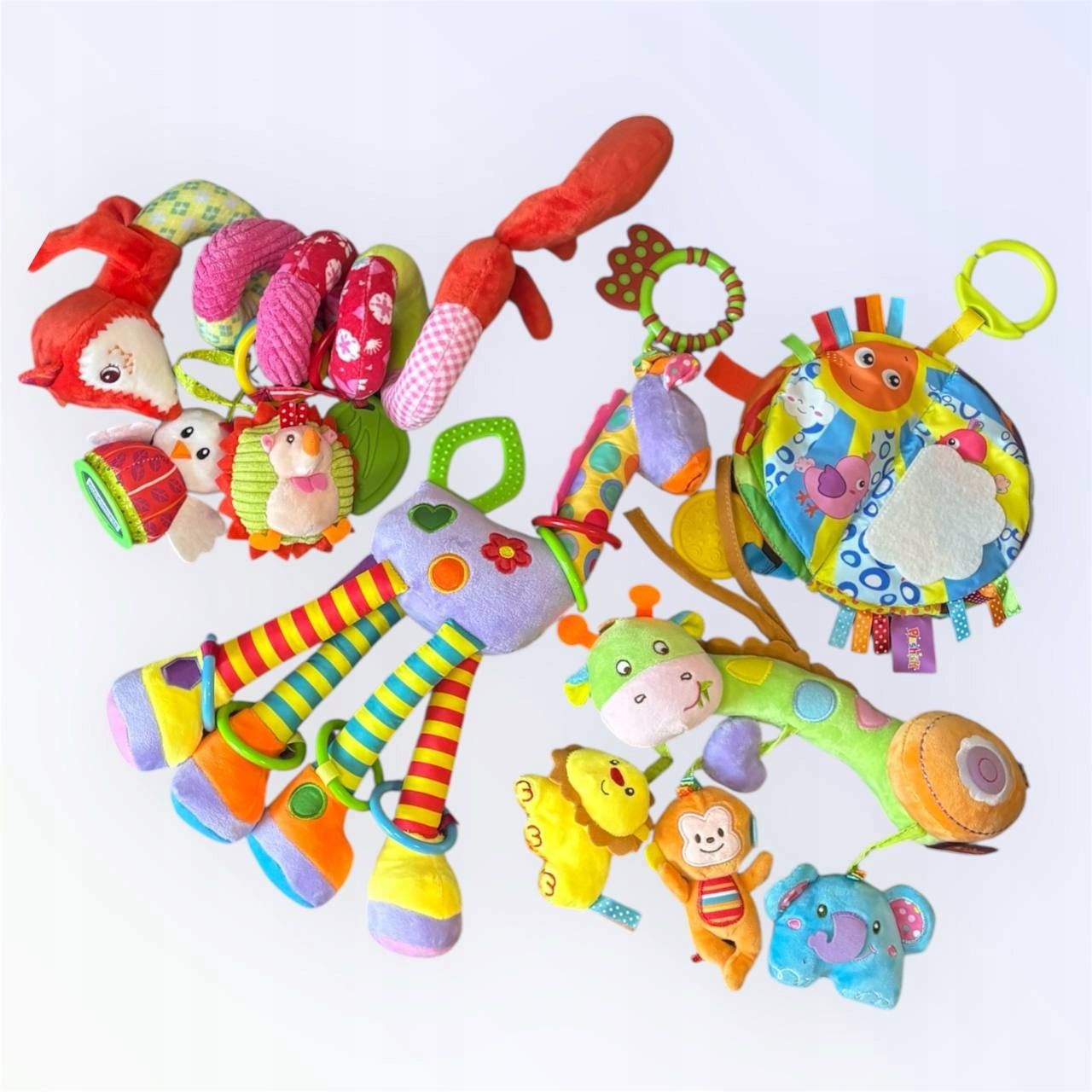 Duży zestaw sensoryczny zabawki dla niemowliaka -4szt dla dzieci na prezent