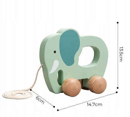 Zestaw drewnianych zabawek edukacyjnych Montessori na prezent dla dzieci