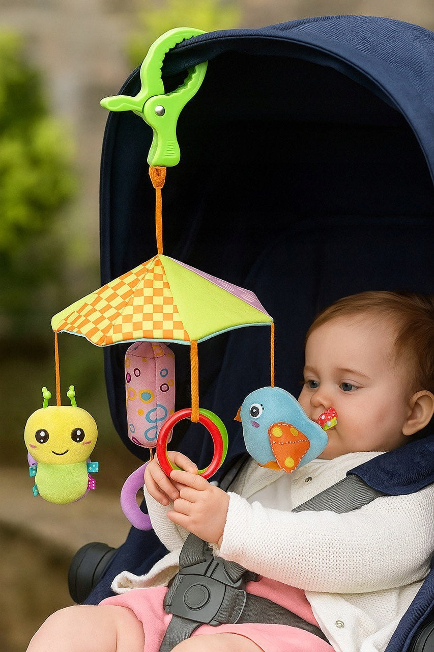 Karuzela Maskotka do Wózka z zabawkami, zabawki dla niemowliaka na prezent
