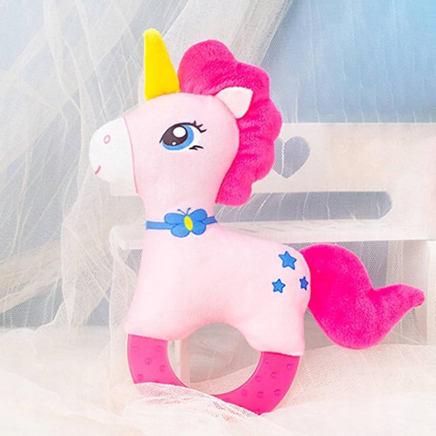 Gryzak Sensoryczny Jednorożec dla Niemowląt Miękki Bezpieczny 0+
