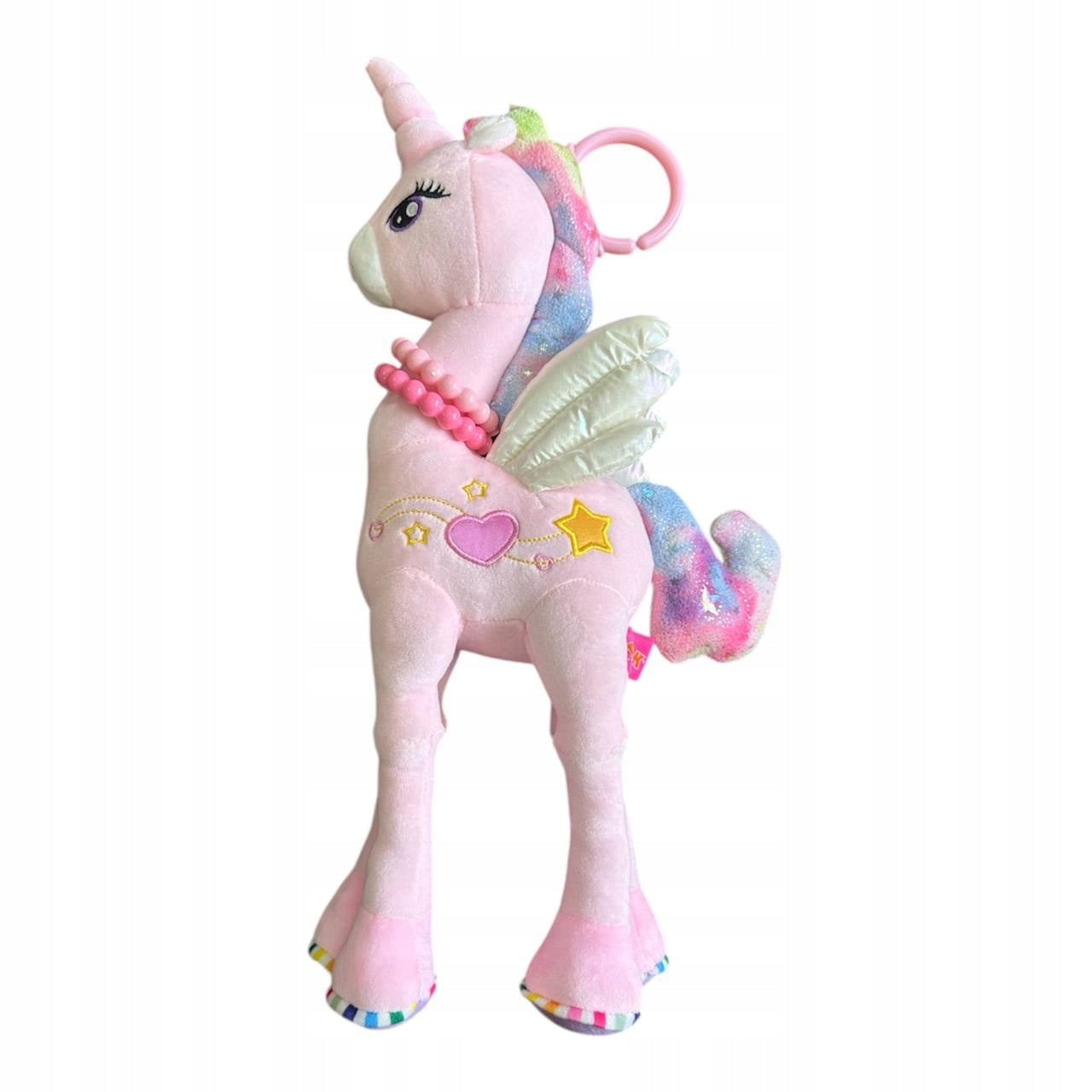 Zawieszka Sensoryczna Jednorożec Pluszowy do Wózka Łóżeczka 0+ Polska marka