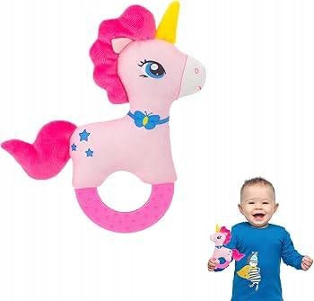 Gryzak Sensoryczny Jednorożec dla Niemowląt Miękki Bezpieczny 0+