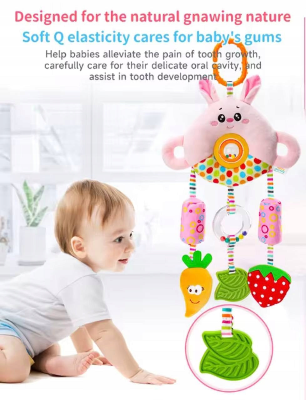 Baby Box Zestaw zabawki dla niemowliaka - na prezent dla dziewczynki