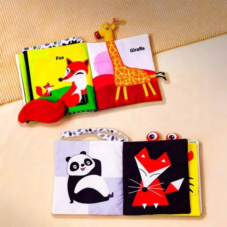 Książeczka Sensoryczna dla Niemowląt My First Book Montessori 0+