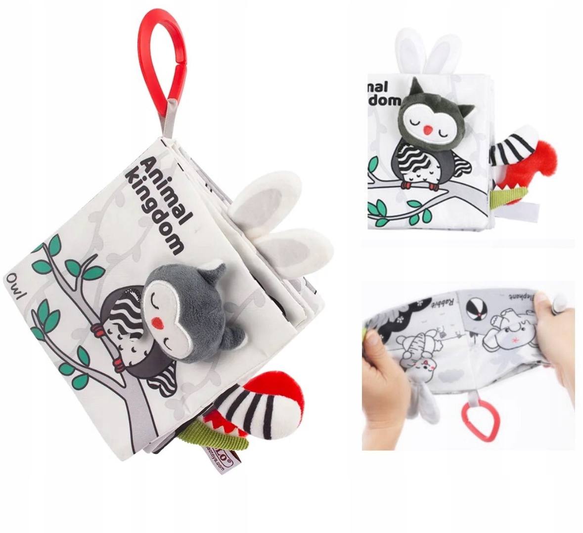 Książeczka sensoryczna Piszczek Królestwo zwierząt