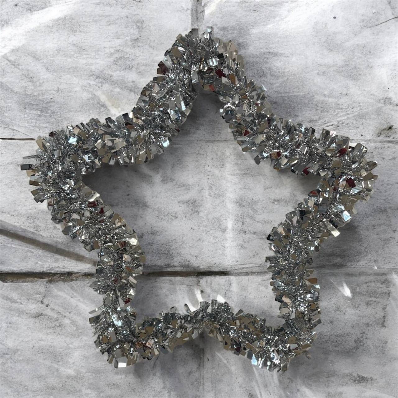 Gwiazda Dekoracyjna Błyszcząca – 1 szt., 29 cm