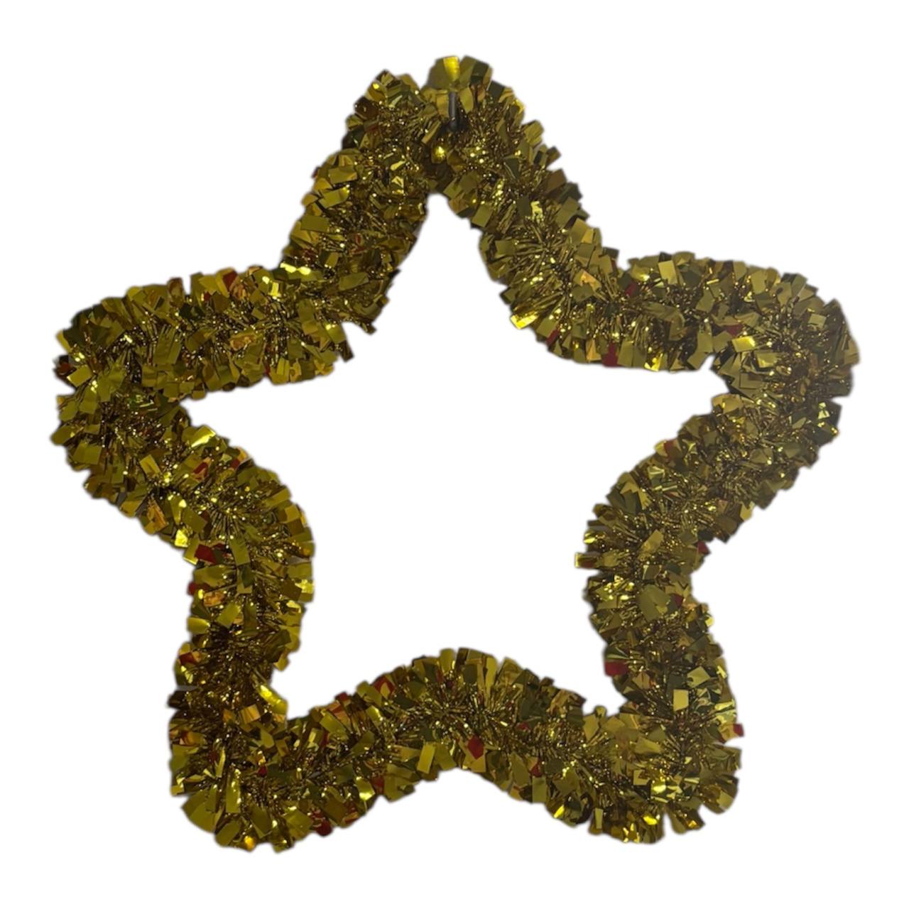 Gwiazda Dekoracyjna Błyszcząca – 1 szt., 29 cm